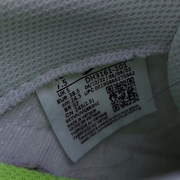 Nike Court Legacy Next Nature White Sneaker Size 7.5 - Picture 9 of 9